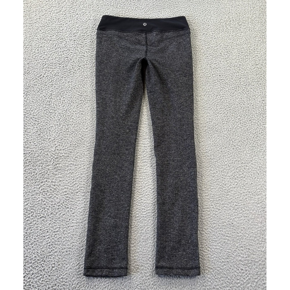 Lululemon Wunder Under Leggings Womens 6 High Rise 30" Inseam Herringbone
